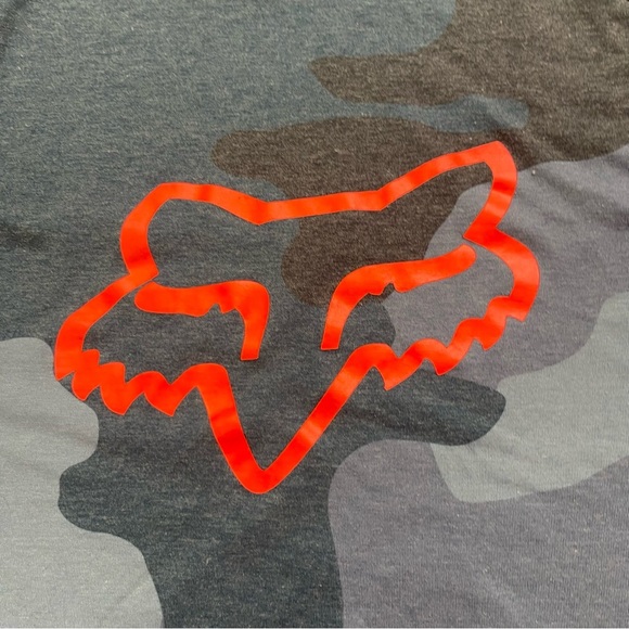 Fox Men's Camouflage T-Shirt - Gray and Black - Picture 3 of 8